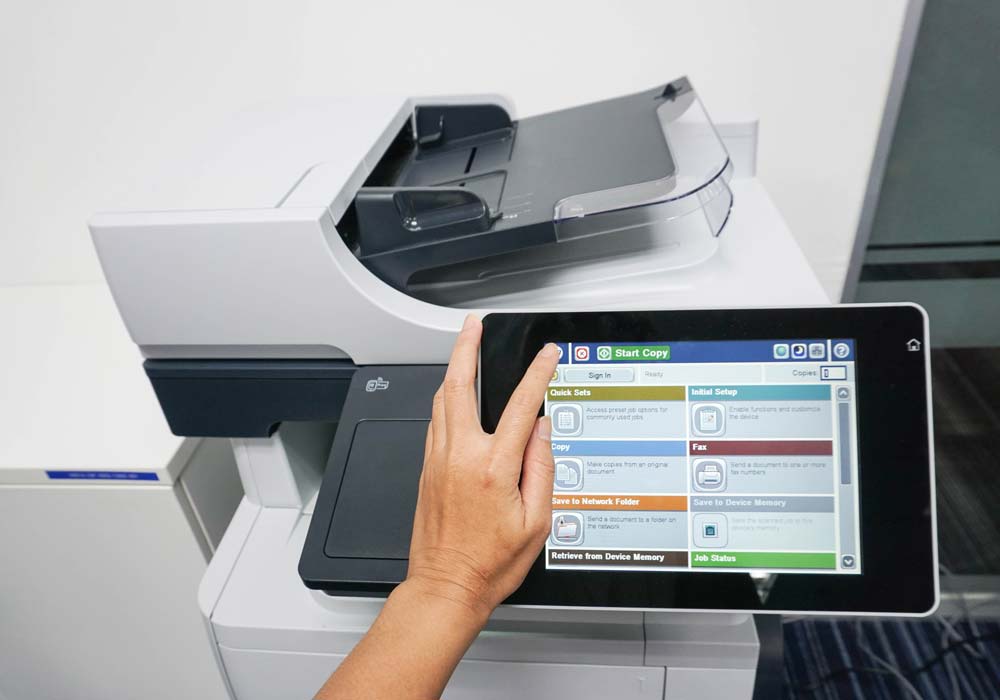 printer touchscreen